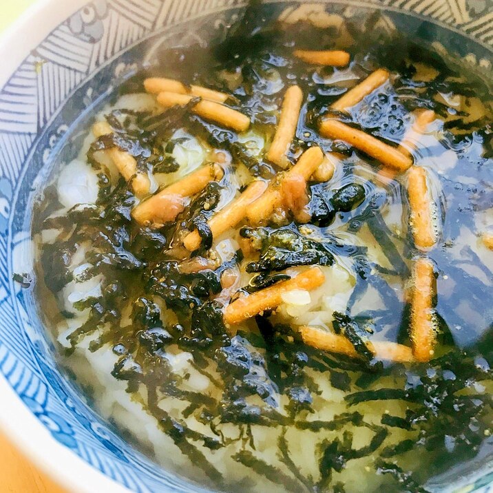 お茶漬け海苔●青シソ＆梅肉チューブブレンドの茶漬け